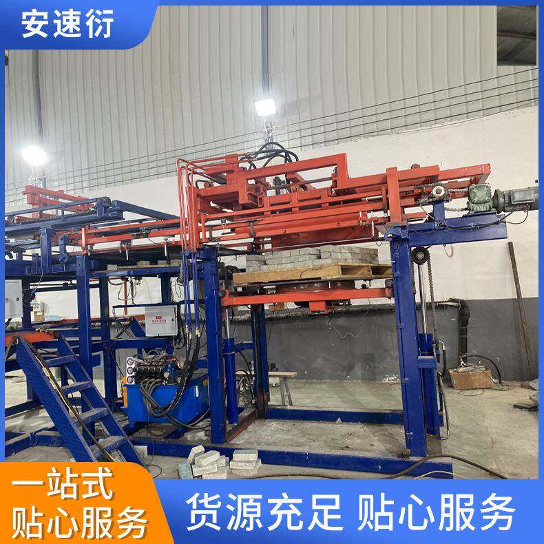 全自动自留孔码砖机大型收砖线设备水泥空心红砖自动码砖机