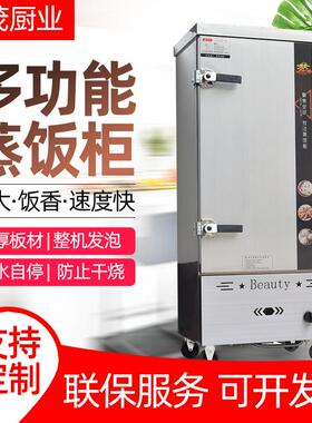 电热燃气蒸饭柜 米饭馒头包子蒸饭车 现货供应双门多功能蒸饭柜