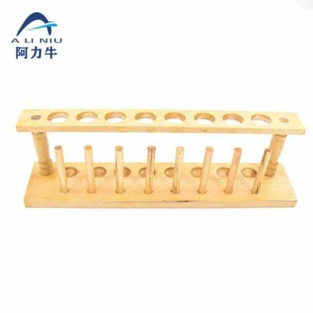 阿力牛YSY-038多规格试管架塑料/木质试管架多功能离心管架木质6