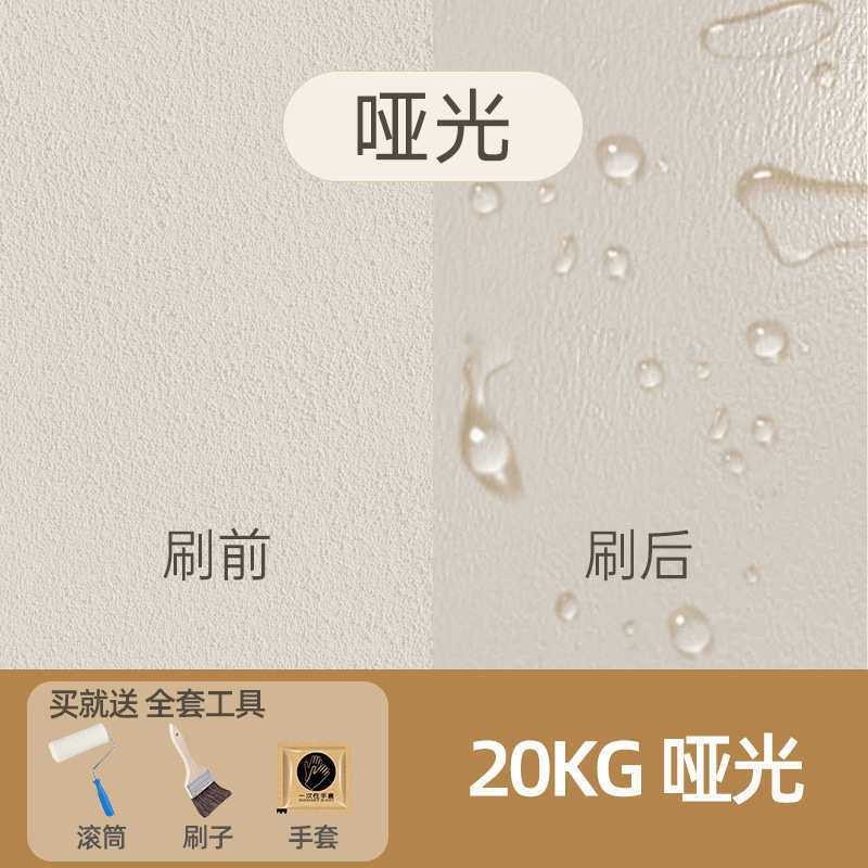 罩面光漆防水晒外墙哑透明耐清漆室内光耐罩候水性保护墙面亮光漆