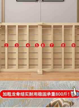 折叠单床出租人房免安装床体无床居头实木床70355家框叠架加粗超