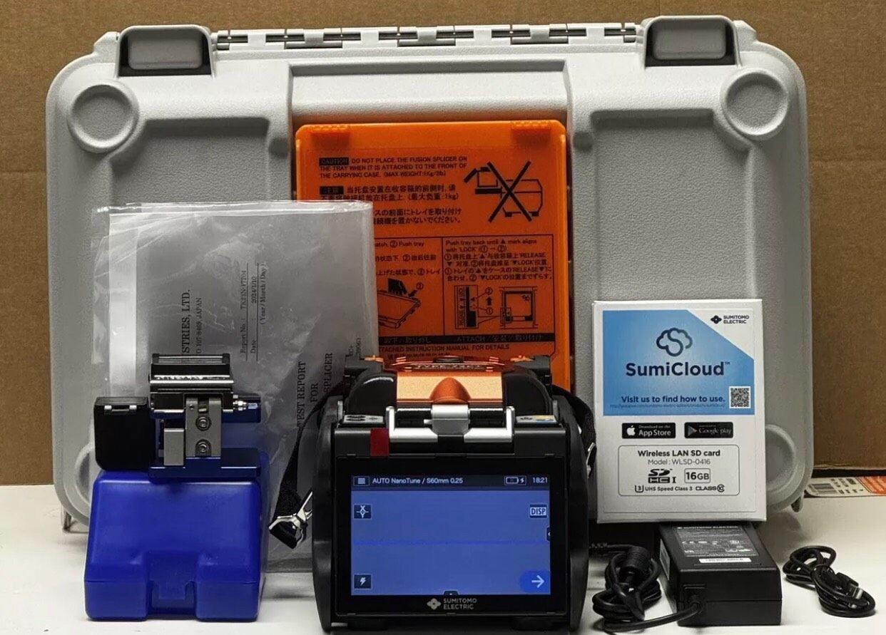 新型住友Type-72C+光纤芯对齐熔接机FC-6s夹具