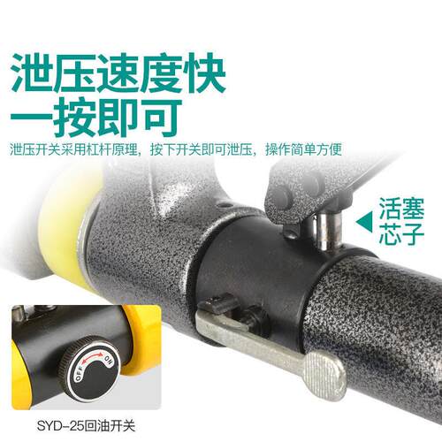 液压开孔器SYD-25/32便携式手动整体桥架开孔机免打孔水槽电箱