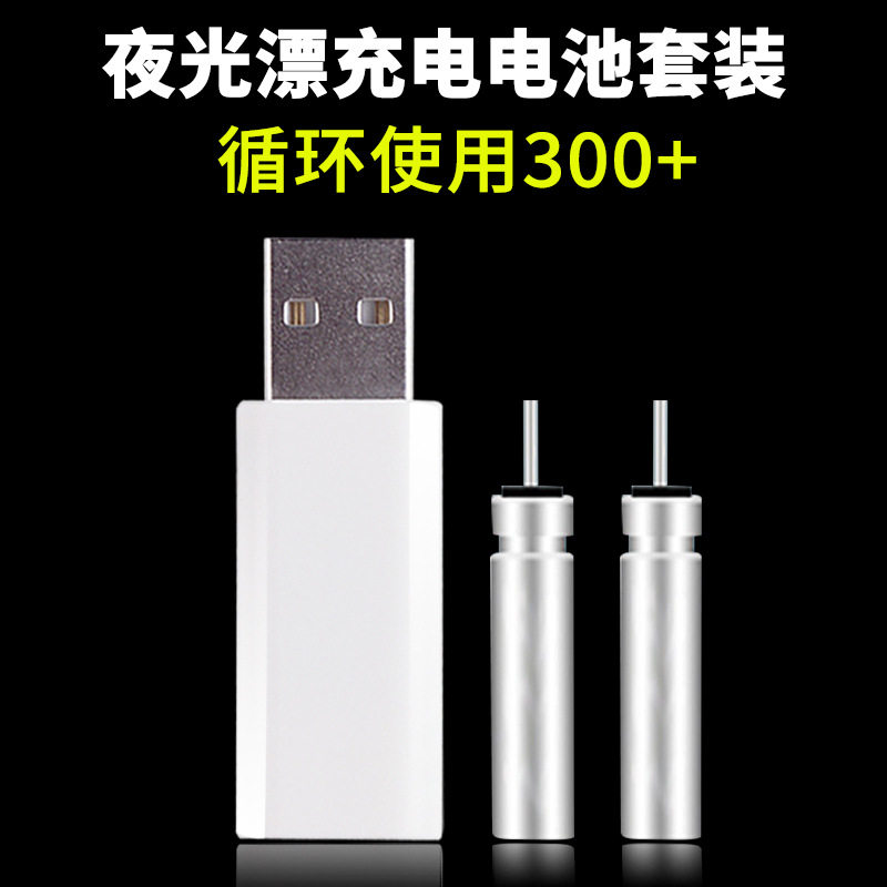 USB充电器夜光电池CR充电浮漂