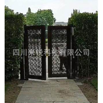 重庆小区侧装电动开门机万州庭院曲臂开门器电动闭门器厂家安装