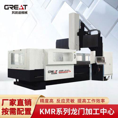 其锐达机械KMR系列龙门加工中心数控铣床刚性强重切削
