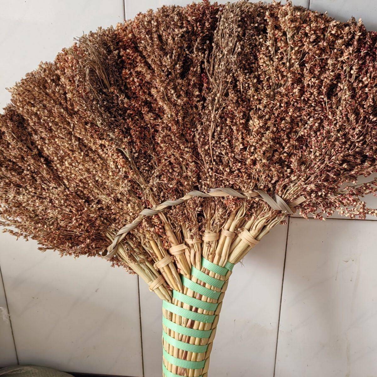 高粱扫把加厚款家庭扫地扫把耐用老式水泥地高梁杆乡下庭院地扫帚