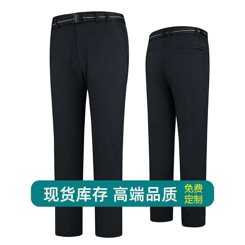 秋冬新款户外软壳裤加绒加厚登山裤防风防水软壳保暖防寒冲锋裤