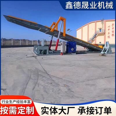 汽车卸车机快递分拣固定式翻板卸车机货车翻板卸车机卸车平台