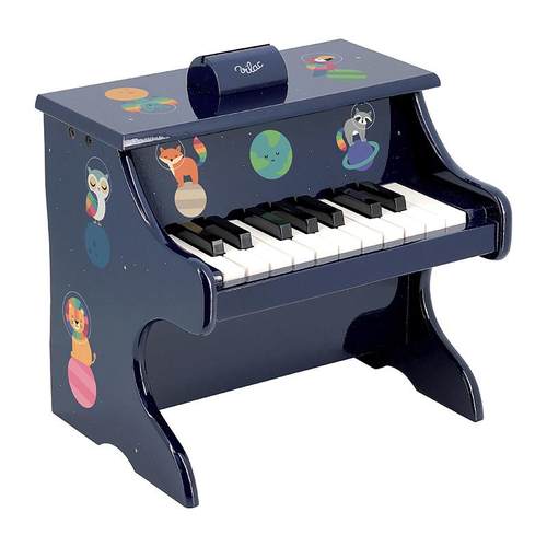 正品法国Viac儿宝童木制机械钢琴宝l入门学者音乐启蒙玩初具礼物3