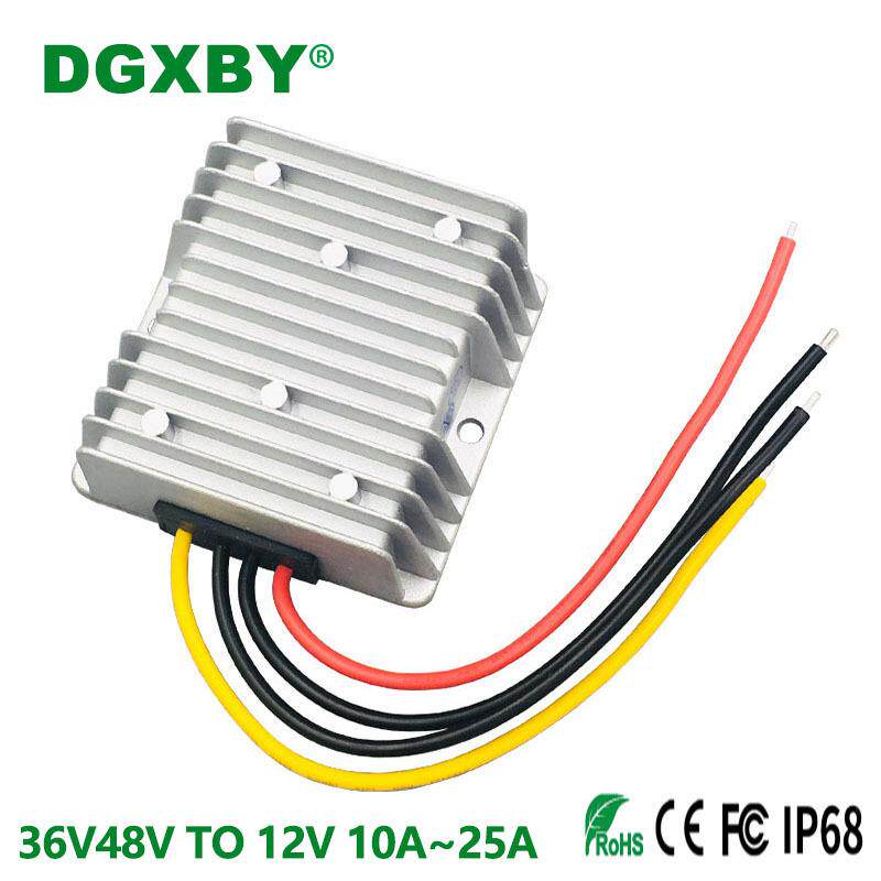 36V48V转12V10A15A20A25A直流电源转换器20~60V转12V车载电源模块