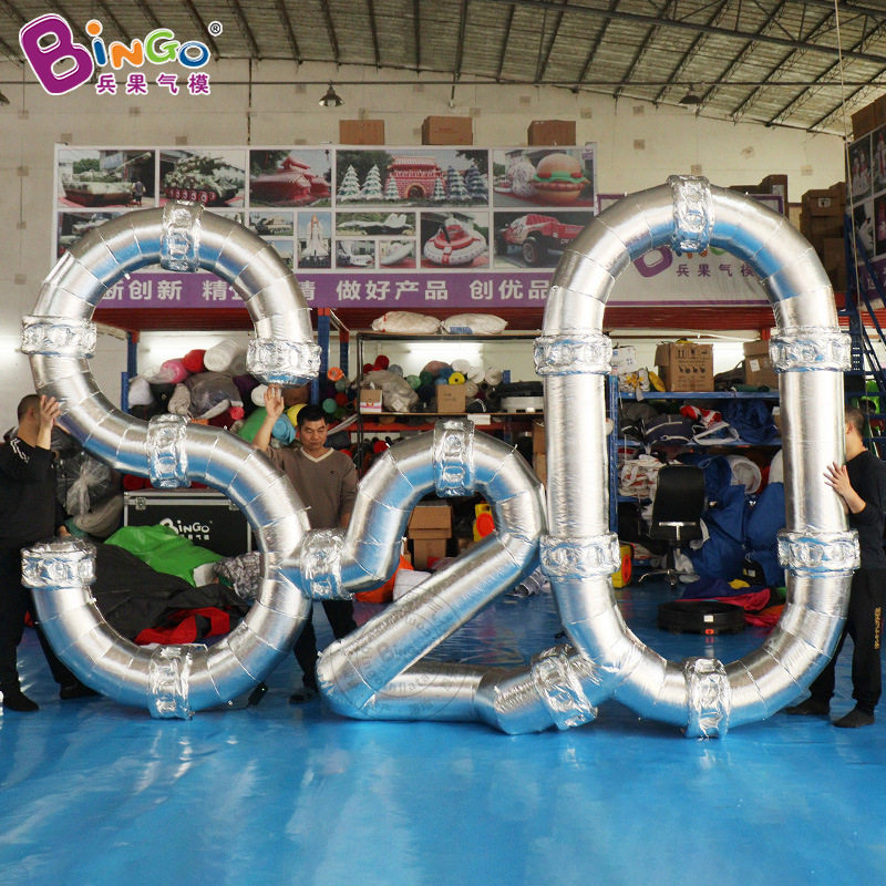 充气悬挂银色字母数字20管道装饰网红打卡活动道具场景布置派对,节庆用品/礼品,充气气模,淘宝优惠券,粉丝福利购,淘宝优惠卷