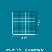 Светло-серый 35x35см белая сетка, L-Large