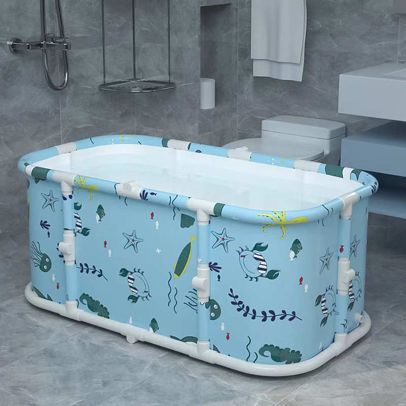 免安装折叠浴缸家用长方形泡澡桶成人浴桶儿童洗澡桶宝宝洗浴盆