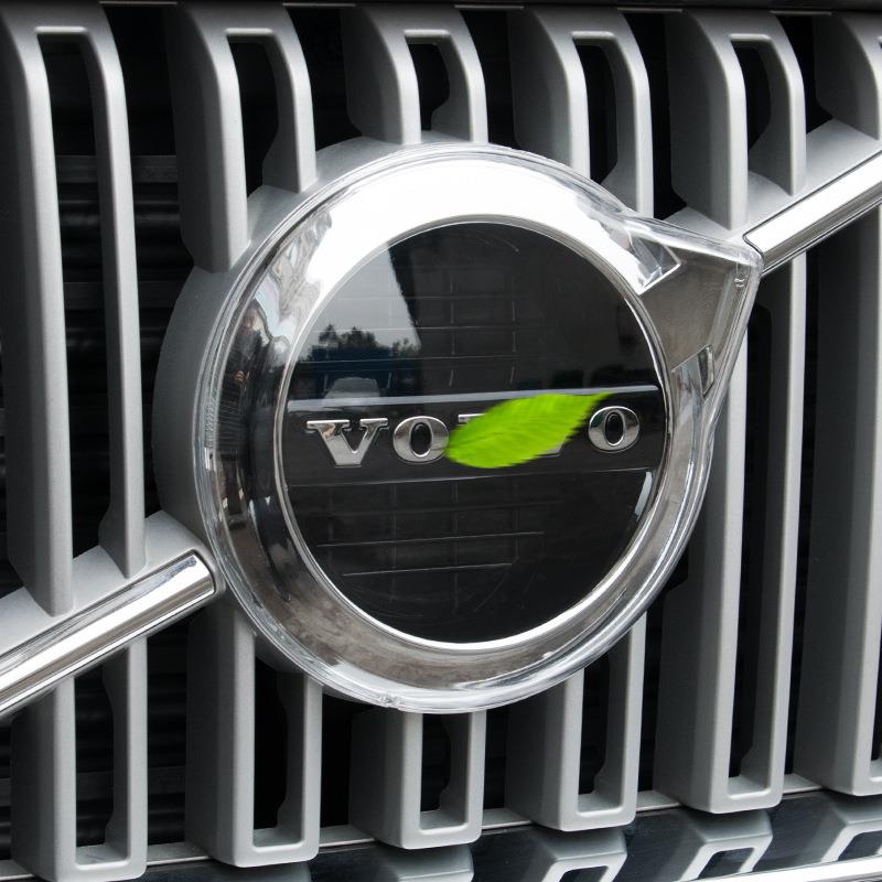 尔沃沃S90XC60XC90XLIRC40V90S0车标保护罩车头中网标装汽6改车用