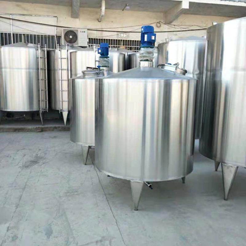 2吨不锈钢304搅拌罐双层电加热搅拌罐5吨食品化工液体不锈钢搅罐