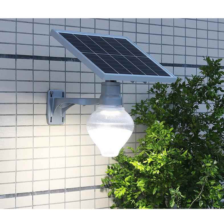 新款太阳能庭院花园公园新农村景观LED照明小型路灯墙头壁挂壁灯