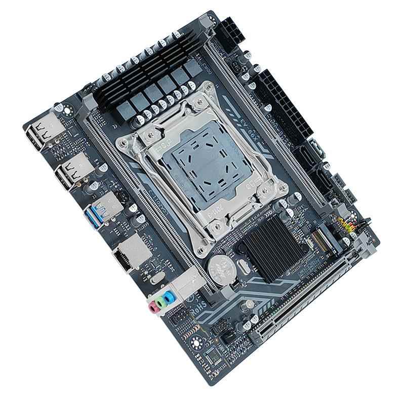 全新X99台式机迷你电脑主板2011-3针D3内存支持2666 2673V3 CPU