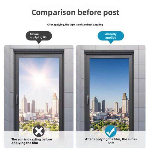 Privacy Window Film Glass Sticker One-way Mirror Insulation