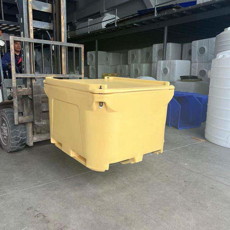 食品保温箱660升容量果蔬运输保鲜箱水产鱼虾浸泡桶滚塑异形