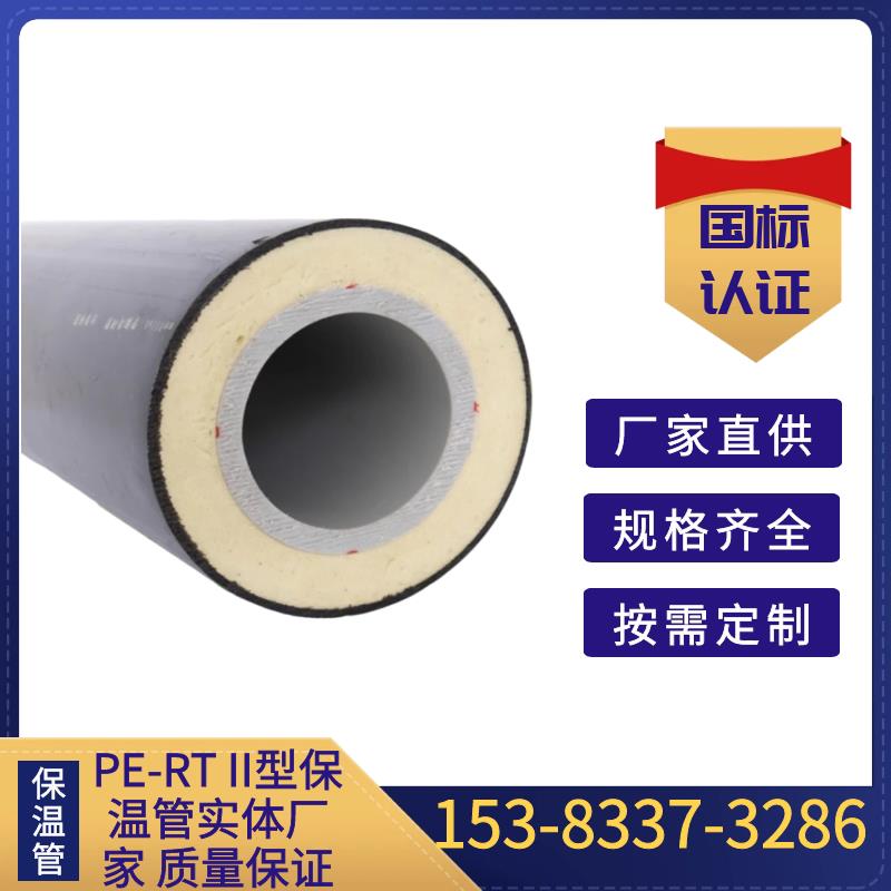 PE-RT 2型保温管定制直埋耐高温耐腐蚀热水系统建筑给水保温管道