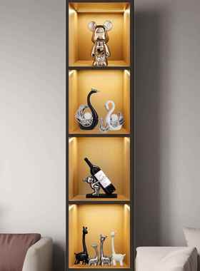 高档客厅轻奢高档居摆件电视家柜酒柜家新直播网红装饰品整套装间