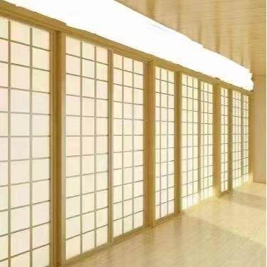 新中式隔断屏风花格栅栏木雕镂空日式隔断实木玄关客厅入户雕花