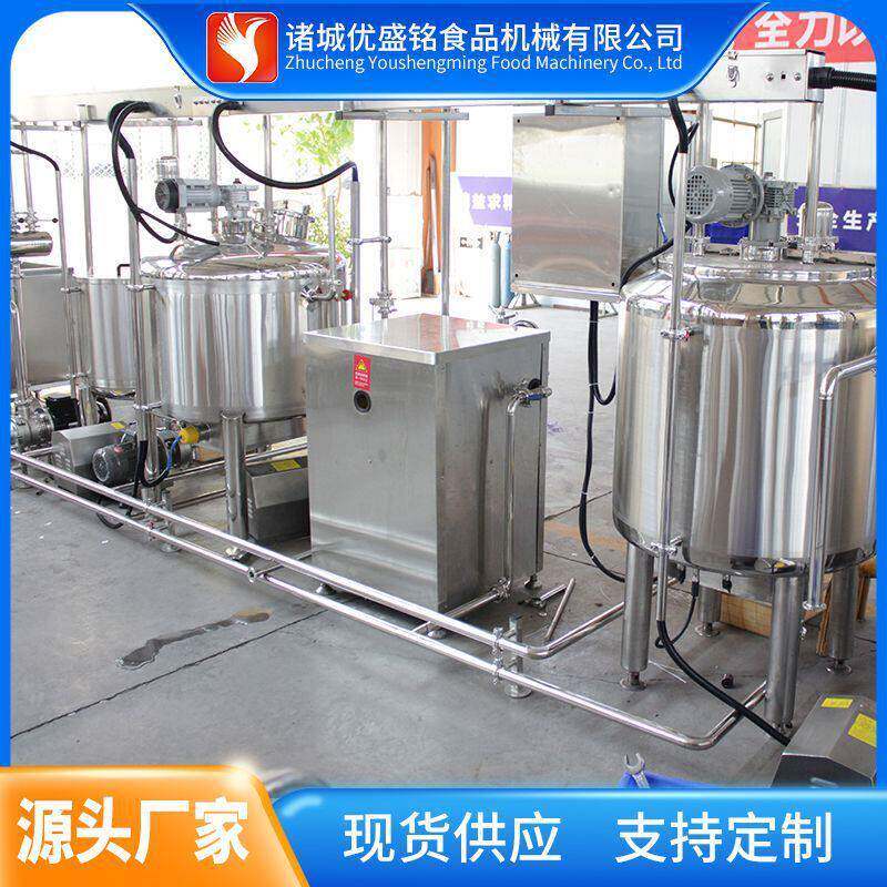 巴氏奶加工生产线 自动浓缩酸奶发酵设备 玻璃装酸乳灌装机器