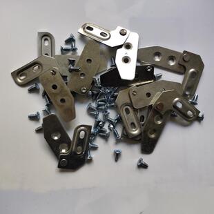 营具配件制式内务柜合页铁铰链士兵柜配件营房双层床配件滑轨脚套