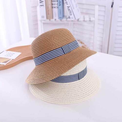 Summer Cool Hat Parent-Child Big Rim Hat Sunscreen Sun Hat M