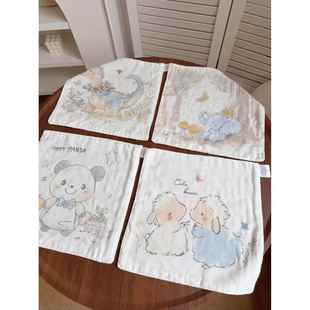 【贝瑞拉 | 竹棉方巾】新生儿婴儿宝宝方巾口水巾柔软吸水a类洗澡