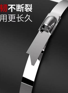 4.64.6mmmm宽0度20伏1/34/316不钢扎带户外钢锈扎带电线杆桥机光