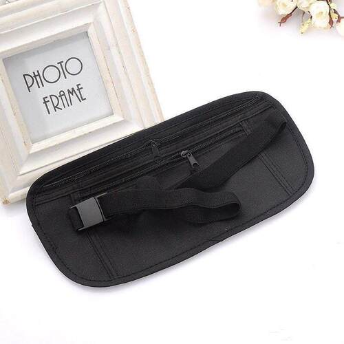 uch for Passport Money Belt Bag Hidden Security Wallet Gifts