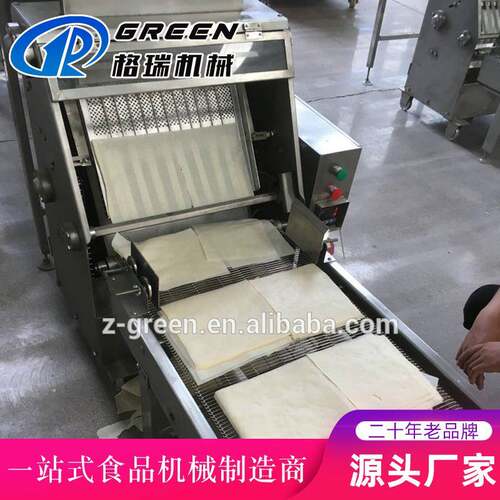 电磁加热卷馍皮机烤鸭荷叶饼机春卷皮煎烤机设备厂家供应