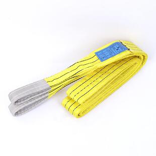 新款直销两头扣扁平双层吊带T5T环型柔性吊装带起重工具合成纤维