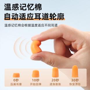 隔音降噪耳塞免揉搓耳塞防噪音睡眠宿舍学生学习隔音降噪耳塞