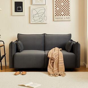 轻奢客厅小布户室公寓出租房服装 店接待休息区双三卧人型艺TLG小