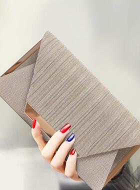 潮牌韩版新款时尚晚宴手抓包女士链条单肩小包名媛宴会手拿包斜挎