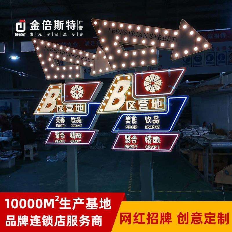 成都标识标牌厂家户外立式导视牌户外索引广告立牌指示牌店铺招牌