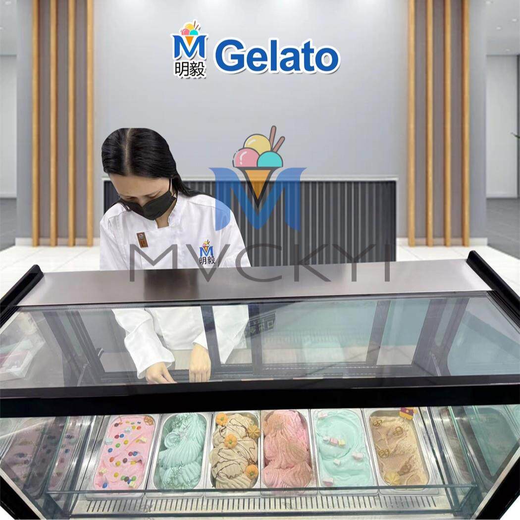 16盘商用硬冰淇淋柜冷冻柜展示柜冷藏雪糕柜风冷无霜冰激凌陈列柜