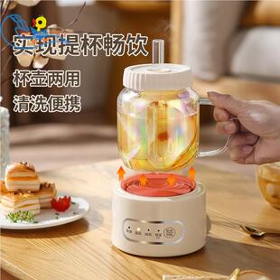 粤尔德直供迷你电热杯办公带吸管茶漏单人煮茶器多功能养生壶