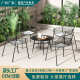 室外防水阳台户外花园别墅桌椅庭院茶店组合售楼部奶桌椅咖啡防晒