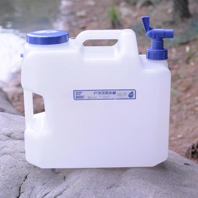 户外食品级PE水桶带龙头车载家用手提塑料水箱纯净茶道茶几储水桶