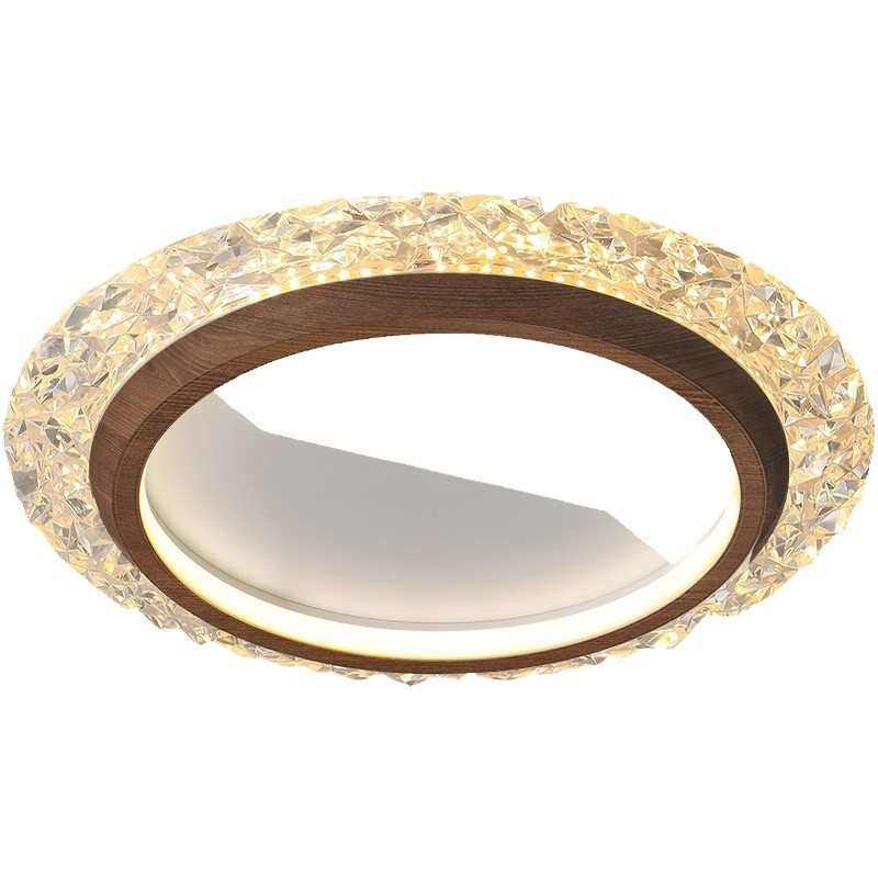 卧室灯轻奢创意浪漫法式中古风主卧灯房间灯具极简水晶护眼吸顶灯,家装灯饰光源,智能吸顶灯,淘宝优惠券,粉丝福利购,淘宝优惠卷