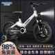 拉车永久儿童自行车镁合金自行车减震双碟刹3 12宝宝脚踏车男女孩