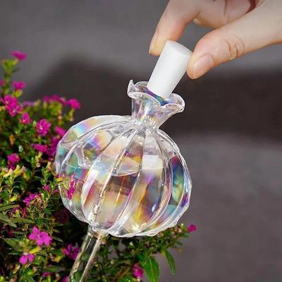 Glass Automatic Plant Watering Bulbs Shape Flower Plant Wate