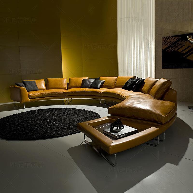 北欧轻奢现代会客区办公室酒店商务写字楼会客区接待区沙发组合