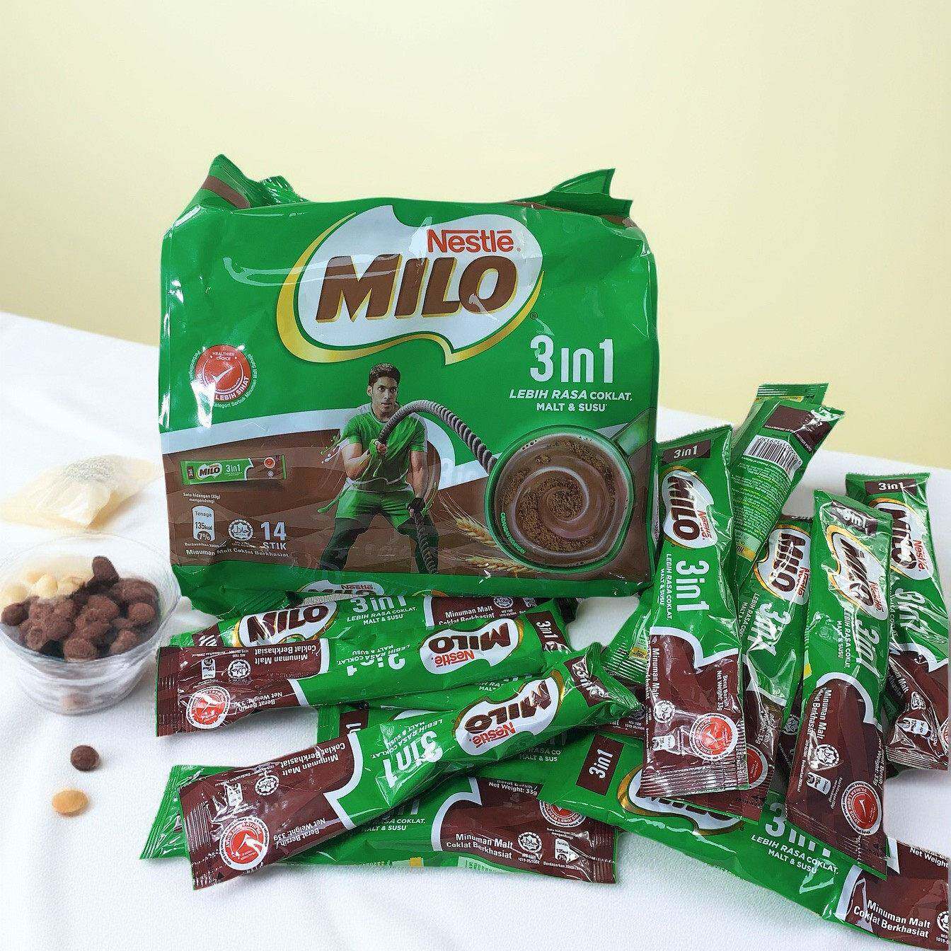 雀巢美禄3合1热可可粉冲饮MILO热巧克力营养牛奶冲泡饮品独立小袋