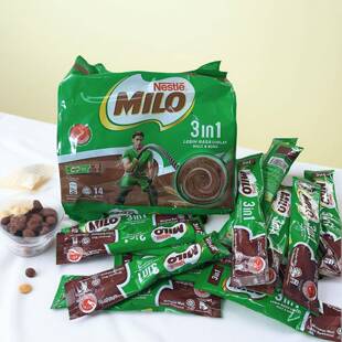 雀巢美禄3合1热可可粉冲饮MILO热巧克力营养牛奶冲泡饮品独立小袋