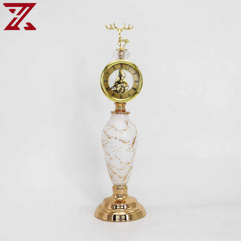 欧式时钟复古座钟客厅家用美式桌面台式钟表中式台钟坐钟摆件,家居饰品,装饰摆件,淘宝优惠券,粉丝福利购,淘宝优惠卷